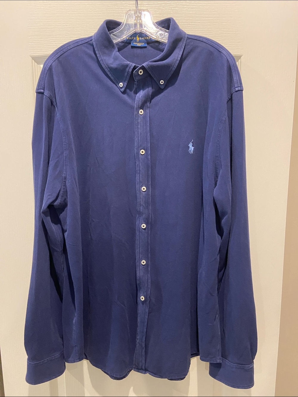 Polo by Ralph Lauren Men's Long-Sleeve Button-Down Shirt - Navy
